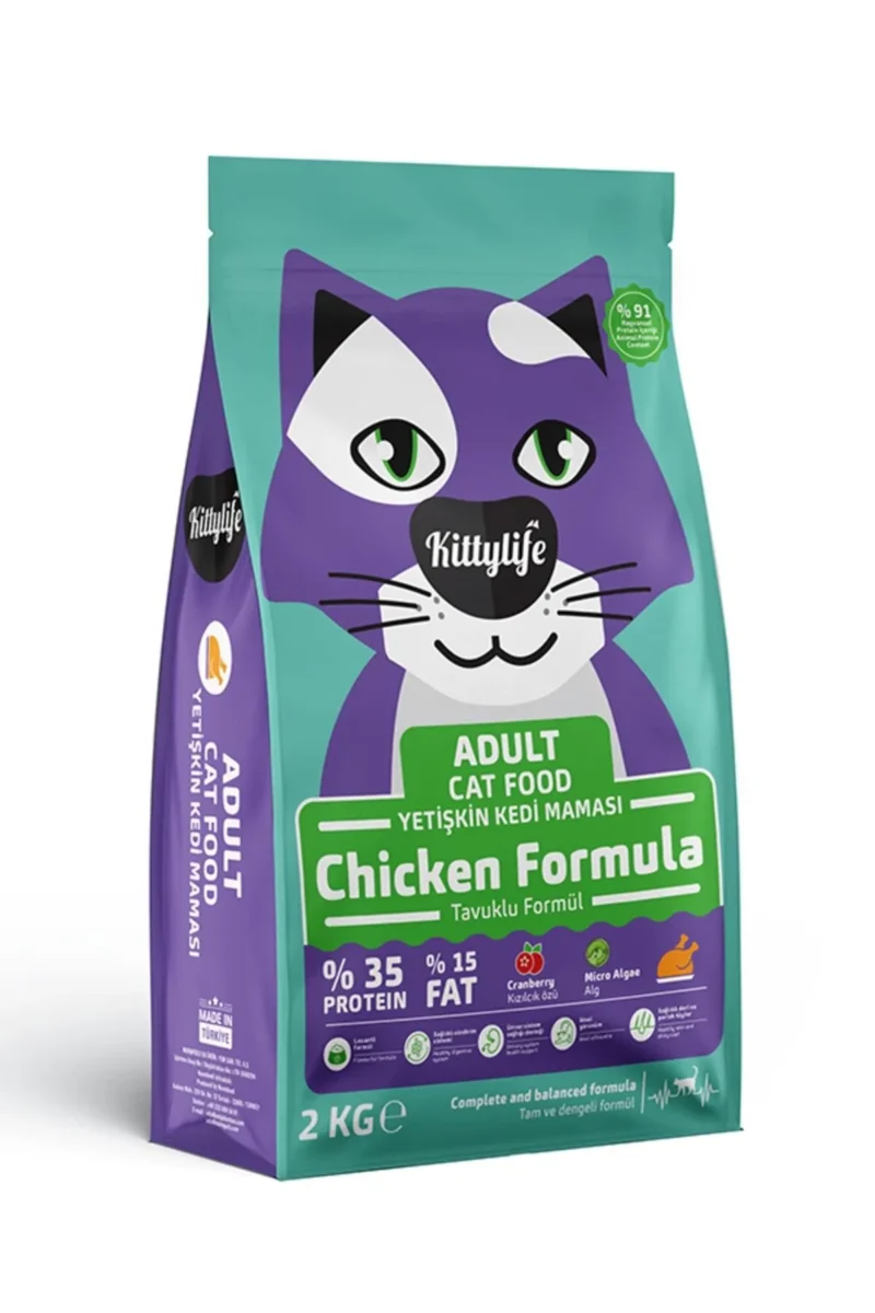 Kittylife Yetişkin Kedi Maması Somonlu 2 Kg Premium